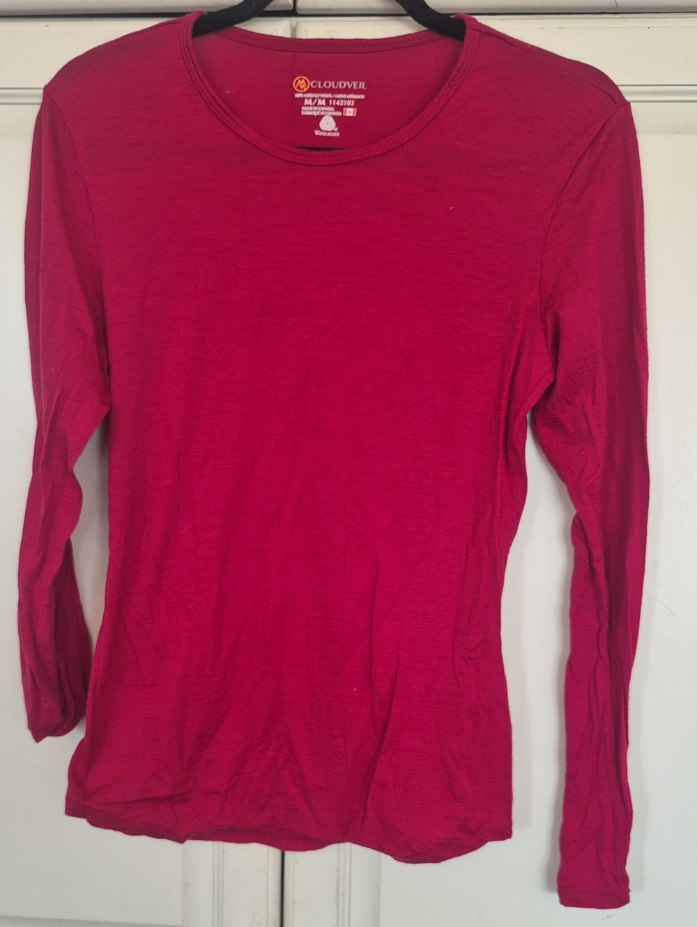 Women's Long-Sleeve Merino Wool Crewneck Top